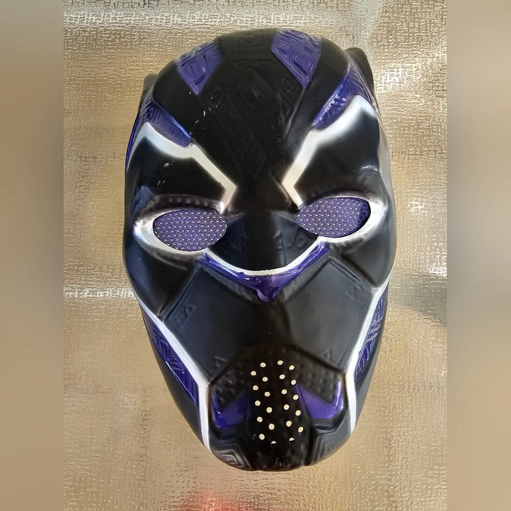 Marvel Black Panther Costume Kids 8-10 Mask Suit Avengers Hero Cosplay Halloween